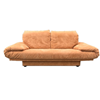 2-seat sofa brown