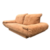 2-seat sofa brown
