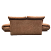 2-seat sofa brown