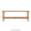 Acacia bench 110cm brown