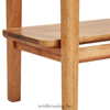 Acacia bench 110cm brown