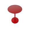 Side table 53cm red