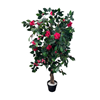 Camelia kunstplant 125cm groen, rood