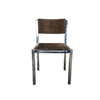 Chroom stoel 70's print