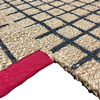 Geometric jute carpet 