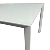 Glazen tafel wit