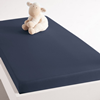 Hoeslaken babybed 120x60cm blauw