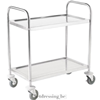 Hotel trolley 90cm stainless steel