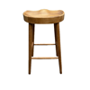 Houten barkruk 72cm bruin