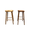 Houten barkruk 72cm bruin