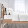 Houten bed 160cm x 200cm lichtbruin