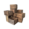 Rustic wooden crate 31cm