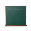 Wooden chalkboard green