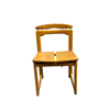 Houten stoel 78cm oker
