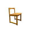 Houten stoel 78cm oker
