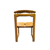 Houten stoel 78cm oker