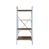 Industrial bookshelf 137cm white
