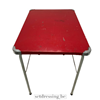 Kampeertafel 80cm rood