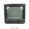 Klassieke beeldbuis tv 38cm zwart