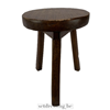 Low stool 38cm dark brown