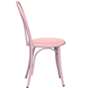 Metalen bistrostoel 90cm roze