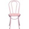 Metalen bistrostoel 90cm roze