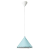 Metalen hanglamp 33cm blauw