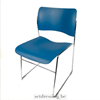 Metal frame chair 76cm blue