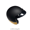 Motor helm zwart/geel