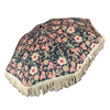 Parasol met franje en bloemenprint
