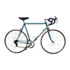 Retro racing bike blue