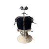 Retro hairdresser chair black, white