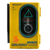 Sony Walkman sports geel