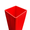 Staande lamp 120cm rood