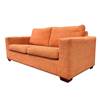 Stoffen 2-zit bank 200cm oranje