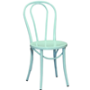 Metal bistro chair 90cm green