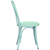 Metal bistro chair 90cm green