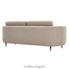 Design 3-seat sofa 211cm gray