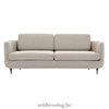 Design 3-seat sofa 211cm gray