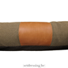 Fabric dog bed 70cm x 60cm grey/brown