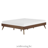 Houten bed 180cm x 200cm donkerbruin