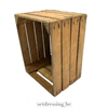 Rustic wooden crate 31cm