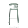 Plastic bar stool 102cm green