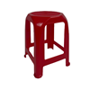 Plastic stool red
