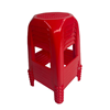 Plastic stool red