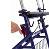 Rollator 97cm blauw