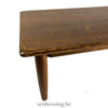 Coffee table 130cm brown