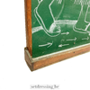 Wooden chalkboard green