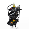 Hairdresser trolley 90cm black