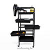 Hairdresser trolley 90cm black